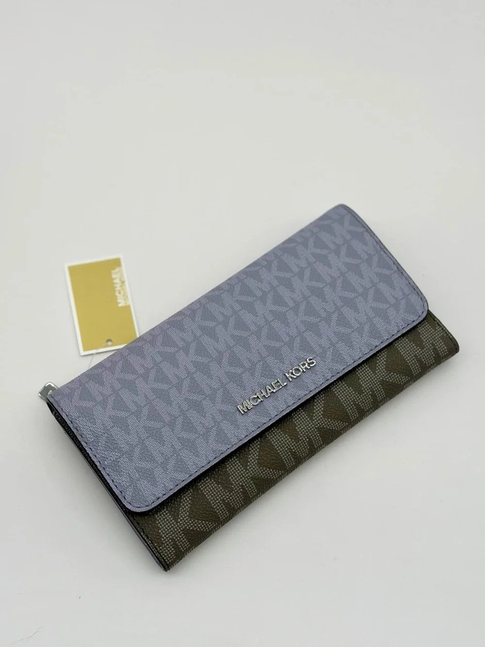 Michael Kors Jet Set Travel Trifold Wallet Lilac Multi